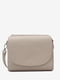 Кожаная сумка кросс-боди цвета капучино | 6808517