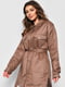 Куртка-пальто демісезонна коричневого кольору | 6808723 | фото 2