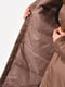 Куртка-пальто демісезонна коричневого кольору | 6808723 | фото 4