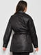 Куртка-пальто демісезонна чорного кольору | 6808724 | фото 3