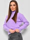 Базовий светр бузкового кольору | 6808759 | фото 2