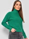 Зелений базовий светр | 6808760 | фото 2