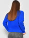 Синій светр з високим коміром | 6808763 | фото 3