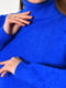 Синій светр з високим коміром | 6808763 | фото 4