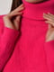 Рожевий базовий светр з високим коміром | 6808765 | фото 4