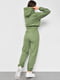 Спортивний костюм оливкового кольору: худі і джогери | 6808786 | фото 3