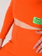 Спортивний костюм помаранчевого кольору: лонгслів і джогери | 6808800 | фото 4