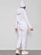 Білий спортивний костюм на флісі: шапка, худі і джогери | 6808806 | фото 3