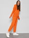 Спортивний костюм помаранчевого кольору: худі і джогери | 6808822 | фото 2