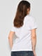 Біла базова футболка з принтом | 6808831 | фото 3