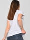 Біла футболка з принтом крою oversize | 6808844 | фото 3