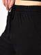 Чорні розкльошені штани напівбатальні | 6808884 | фото 4