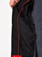 Куртка чоловiча демicезонна червоно-чорного кольору з принтом | 6808915 | фото 4