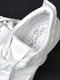 Кросівки білого кольору на шнурівці | 6808945 | фото 4