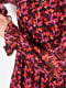 Сукня шифонова червоного кольору з квітковим принтом | 6808997 | фото 4