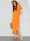 Сукня однотонна помаранчевого кольору | 6809007 | фото 2