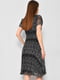 Сукня чорного кольору з принтом з візерунком | 6809022 | фото 3