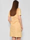 Сукня-сорочка однотонна жовтого кольору | 6809027 | фото 3