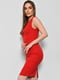 Сукня однотонна червоного кольору | 6809028 | фото 2