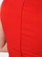 Сукня однотонна червоного кольору | 6809028 | фото 4