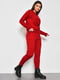 Червоний костюм з люрексу: світшот і джогери | 6809147 | фото 2