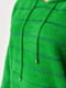 Зелена худі в смужку з альпаки | 6809177 | фото 4