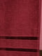 Рушник кухонний махровий бордового кольору | 6809184 | фото 3