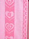 Рушник кухонний махровий рожевого кольору | 6809196 | фото 3