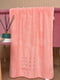 Рушник банний мікрофібра рожевого кольору | 6809204 | фото 2