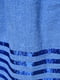 Рушник банний махровий синього кольору | 6809213 | фото 3