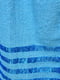 Рушник банний махровий блакитного кольору | 6809214 | фото 3