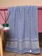 Рушник банний махровий синього кольору | 6809221 | фото 2