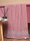 Рушник банний махровий рожевого кольору | 6809239 | фото 2