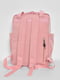 Рюкзак текстильний світло-рожевого кольору | 6809270 | фото 3