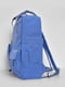 Рюкзак текстильний темно-блакитного кольору | 6809271 | фото 2