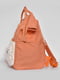 Рюкзак текстильний помаранчевого кольору | 6809272 | фото 2