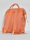 Рюкзак текстильний помаранчевого кольору | 6809272 | фото 3