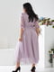Сукня-міді лавандового кольору з блискітками | 6809871 | фото 4