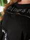 Чорний костюм з блискавками: подовжений лонгслів та джогери | 6809961 | фото 8