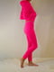 Трикотажний рожевий костюм на флісі: худі і джогери | 6810026 | фото 2