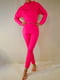 Трикотажний рожевий костюм на флісі: худі і джогери | 6810026 | фото 5