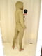 Трикотажний оливковий костюм-двійка на флісі: худі і легінси | 6810095 | фото 3