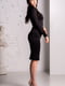Асиметрична коротка чорна сукня на одне плече | 6810133 | фото 5