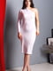 Асиметрична коротка біла сукня на одне плече | 6810135 | фото 4
