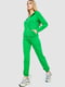 Зеленый костюм: толстовка, джоггеры | 6810351 | фото 3