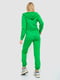 Зеленый костюм: толстовка, джоггеры | 6810351 | фото 4