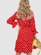 Красное платье  в горошек | 6810461 | фото 4
