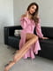 Рожева приталена сукня з розрізами | 6810651 | фото 2