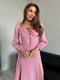 Рожева приталена сукня з розрізами | 6810651 | фото 4