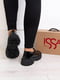 Чорні лакові туфлі зі шнурівкою | 6810724 | фото 4